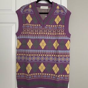 BLACKPINK Jisoo INSTANTFUNK Jacquard Knit Vest